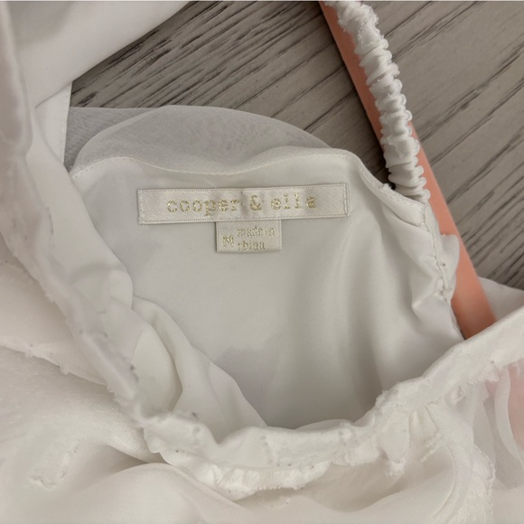 Cooper & Ella White Shift Dress Size M - Picture 8 of 11